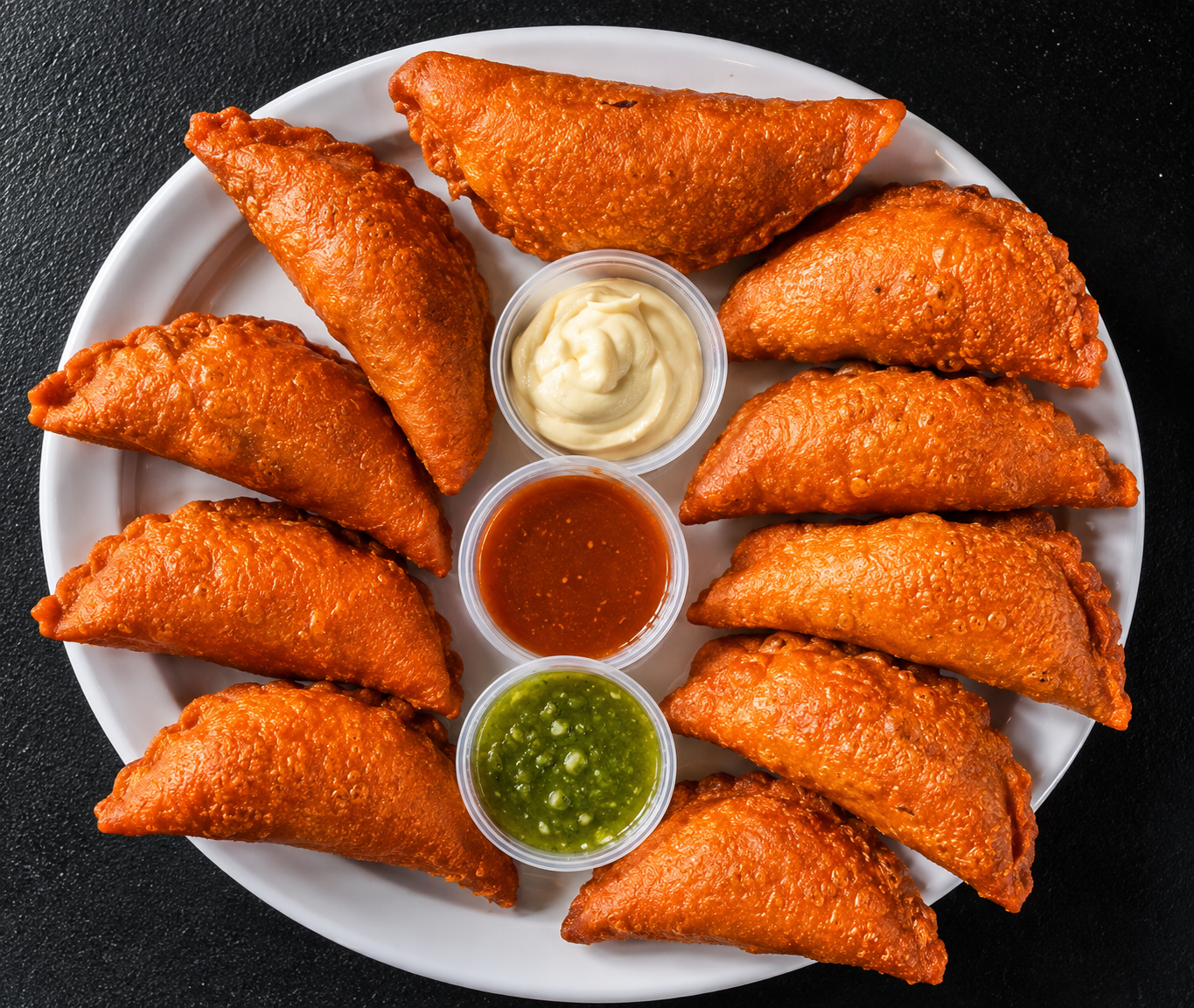 Fresh shrimp empanadas